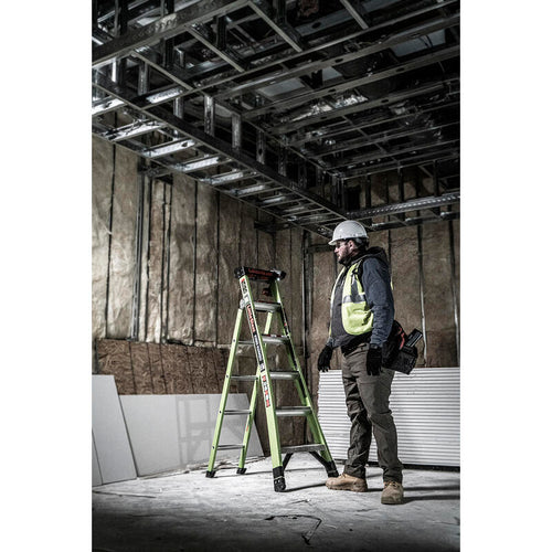 Little Giant King Kombo 2.0 Professional, 6' - ANSI Type IAA - 375 lb/170 kg Rated, Fiberglass 3-in-1 All-Access Combination Ladder
