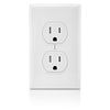 Leviton 15 Amp Tamper-Resistant Duplex Outlet/Receptacle Grounding White