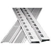 Continuous Soffit Vent, Mill Aluminum, 8-Ft.