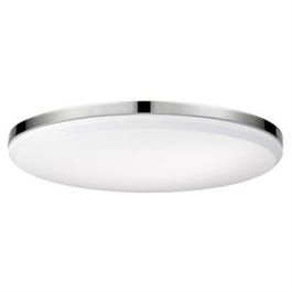 Ellington Collection LED Wall Lantern, Ultra Slim, Chrome/Frosted, With Bulb