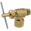 Anderson Metals 1/8 In. MIP X 1/4 In. OD Tube Needle Angle Valve
