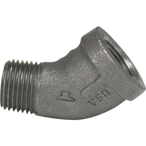 Anvil 1-1/4 In. 45 deg Malleable Black Iron Street Elbow