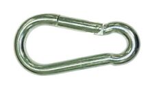 Baron Bright Aluminum Spring Link 3/8 in. Dia. x 4 in. L (3/8