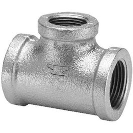 Pipe Fitting, Galvanized Reducing Tee, 3/4 x 3/4 x 1/2-In.