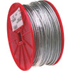 Campbell 3/16 7 x 19 Cable, Galvanized Wire, 250 Feet per Reel