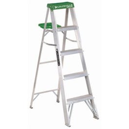 5-Ft. Step Ladder, Aluminum, Type II, 225-Lb. Duty Rating