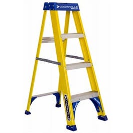 4-Ft. Step Ladder, Fiberglass, Type I, 250-Lb. Duty Rating