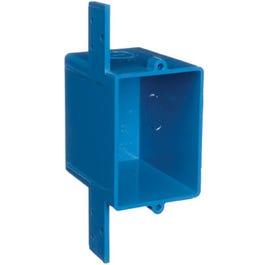 ENT "Smurf" Switch & Outlet Box, Blue, Single Gang, 3 x 2.25 x 3-In.