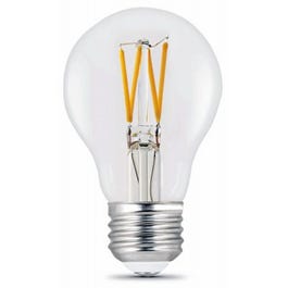 LED Light Bulbs, A19, Filament, Clear, Soft White, 810 Lumens, 9-Watts, 2-Pk.