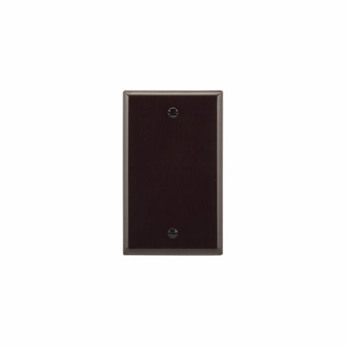 Eaton Cooper Wiring Cooper Blank Wallplate, Brown