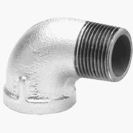Pipe Fitting, Galvanized Street Elbow, 90-Degree, 1-1/2-In.