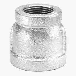 Pipe Fitting, Galvanized Reducing Coupling, 1-1/2 x 1-In.