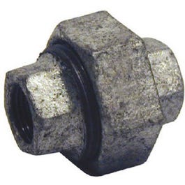 Galvanized Pipe Fitting, Union, Brass/Iron, 1-1/2-In.
