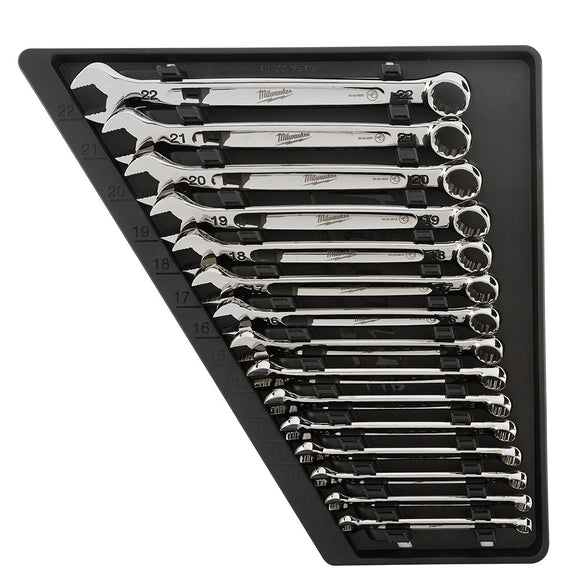 15-Piece Combination Wrench Set - Metric