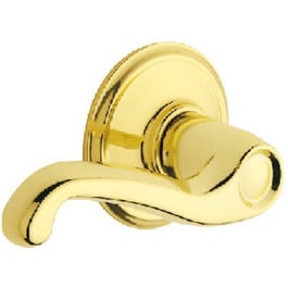 Brass Flair Passage Lever Lockset