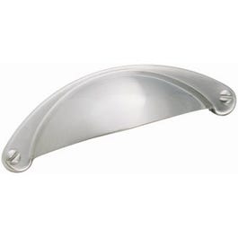 2.5-In. Satin Chrome Cup Cabinet Pull