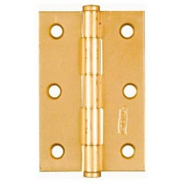 2-Pk., 3-In. Dull Brass Cabinet Hinges