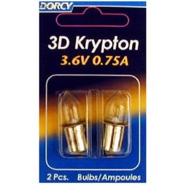 Flashlight Bulbs, 3D Kypton, 2-Pk.