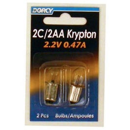 2-Pack 2C/2 'AA' Kpr104 Krypton Bulb
