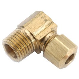 Compression Fitting, Elbow, 90 Degree, Lead-Free Brass, 5/8 Compression x  1/2-In. MPT - Bradford, NH - Lumber Barn