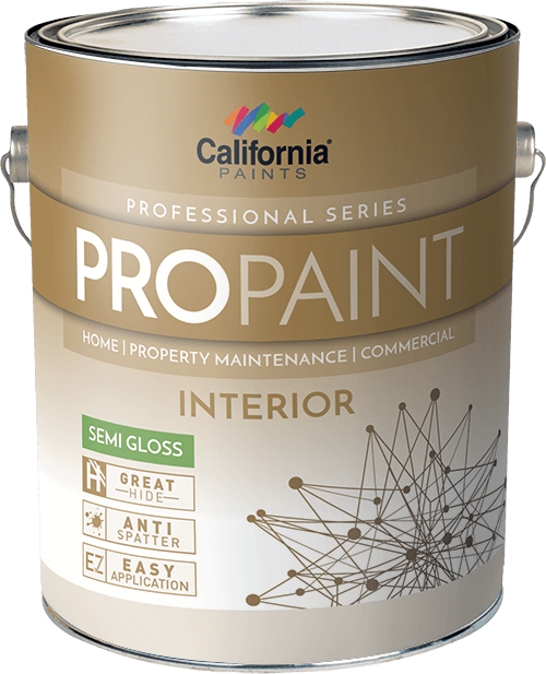 California Products ProPaint Interior Paint Semi Gloss Deep Base  1 Gallon (1 Gallon)