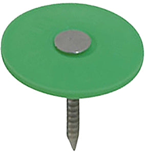 NAIL 1-1/2 PLASTIC RND CAP 1 LB