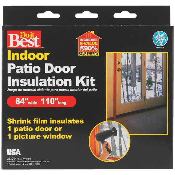 Do it Best 84 In. x 110 In. Indoor Shrink Film Window Kit