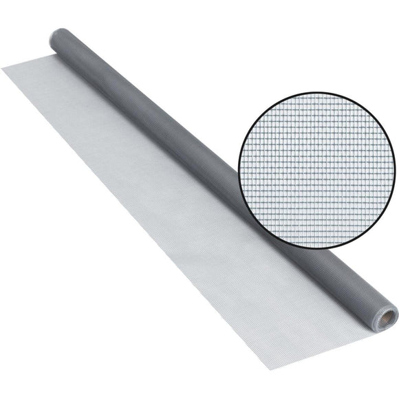 Phifer 48 In. x 84 In. Gray Fiberglass Screen Cloth Ready Rolls