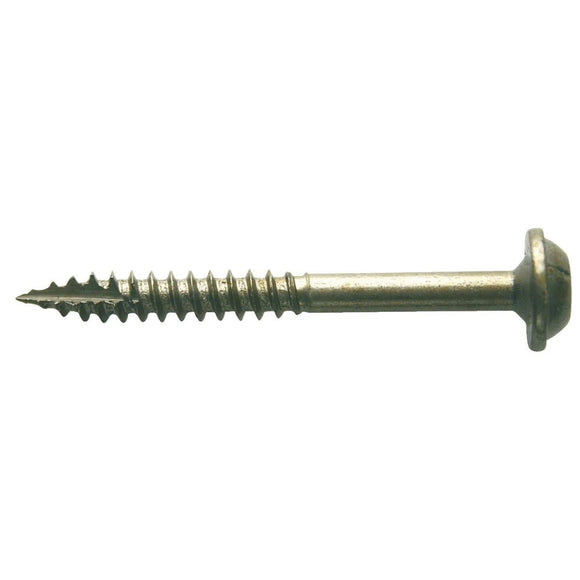 Kreg #7 1-1/2 In. Fine Maxi-Loc Washer Head Zinc Pocket Hole Screw (500 Ct.)