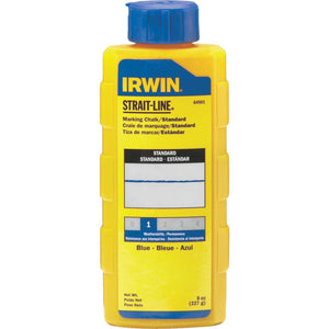 Irwin STRAIT-LINE 8 Oz. Blue Standard Chalk Line Chalk