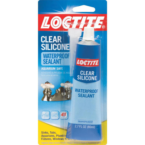 Loctite 2.7 Oz. Clear Silicone Sealant