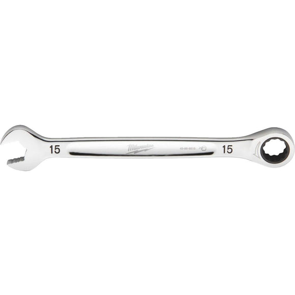 Milwaukee Metric 15 mm 12-Point Ratcheting Combination Wrench