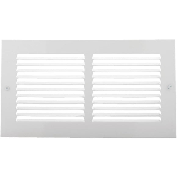 Home Impressions 6 In. x 12 In. Stamped Steel Return Air Grille