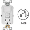 Leviton White 15A Self-Test Tamper Resistant GFCI Switch & Outlet Combination With Wallplate