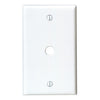 Leviton 1-Gang Plastic White Telephone/Cable Wall Plate with 0.312 In. Hole