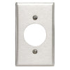 Leviton 1-Gang Stainless Steel Locking Outlet Wall Plate