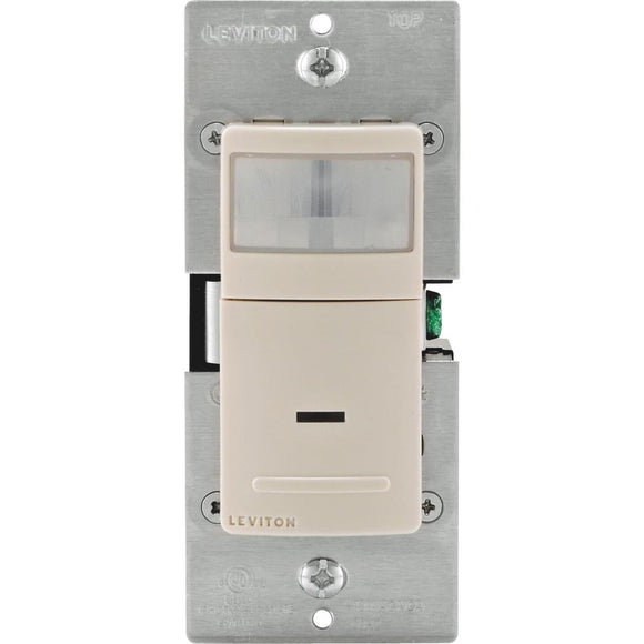 Leviton Light Almond 900 Sq. Ft. 180 Deg. Universal Occupancy Sensor Switch