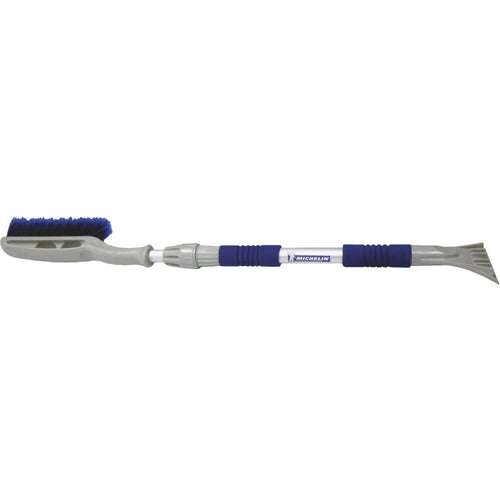 Michelin 45 In. Steel Heavy-Duty Telescopic Snowbrush with Ice Scraper