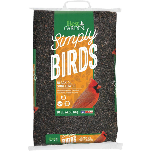 Best Garden 10 Lb. Black Oil Sunflower Wild Bird Seed