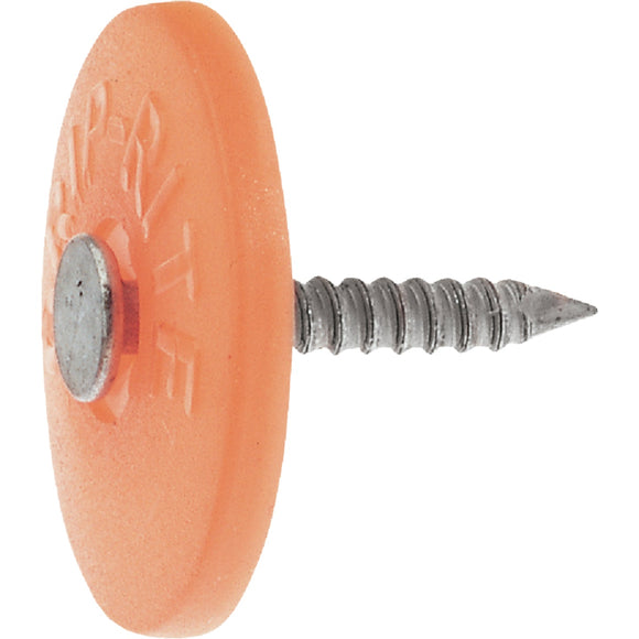 Grip-Rite 1 In. 12 ga Electrogalvanized Cap Nails (2000 Ct., 6 Lb.)