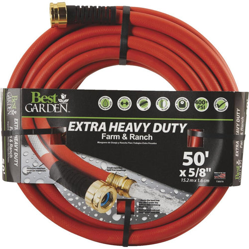 Best Garden 5/8 In. Dia. x 50 Ft. L. Drinking Water Safe Hot Water Hose