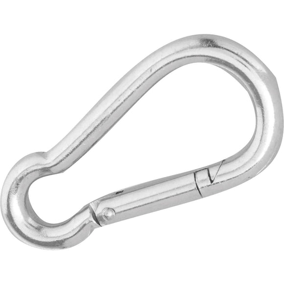 Campbell 1/2 In. 450 Lb. Load Capacity Polished Stainless Steel Spring Link All Purpose Snap