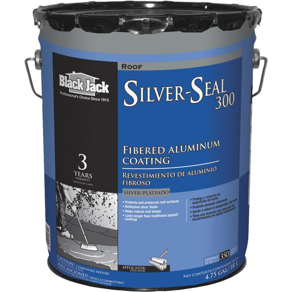 Black Jack Silver Seal 300 5 Gal. 3 Year Fibered Aluminum Coating
