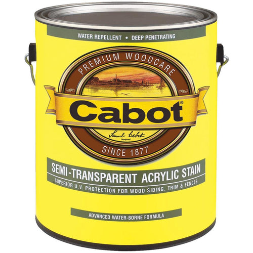 Cabot Semi-Transparent Exterior Stain, Deep Base, 1 Gal.