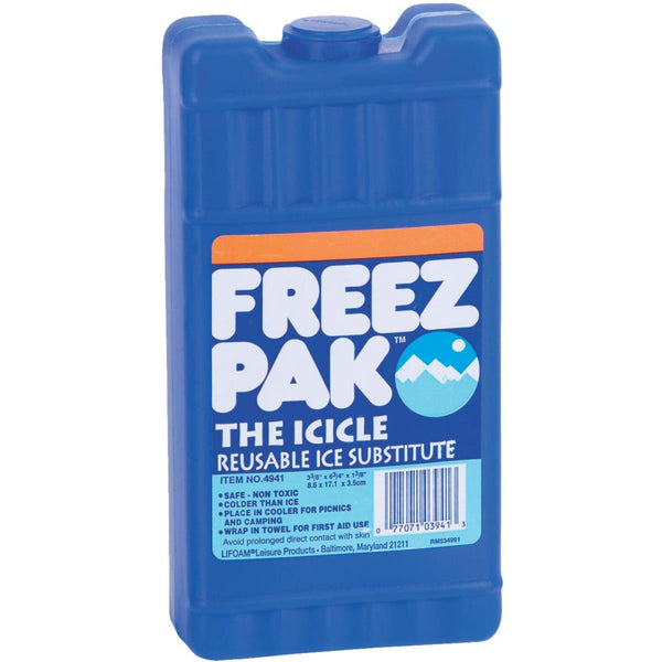 Lifoam Freez Pak Large Reusable Ice Pack with Hard Shell, Blue