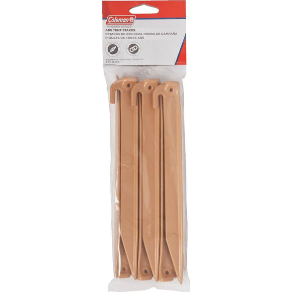 Coleman 9 In. Plastic Tent Stake (6-Pack)