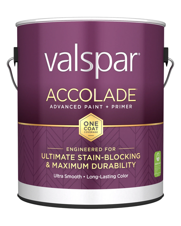 Valspar® Accolade® Interior Paint + Primer Satin 1 Quart Ultra White