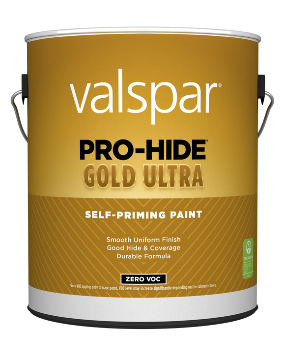 Valspar® Pro-Hide® Gold Ultra Interior Self-Priming Paint Flat 1 Gallon Tint White